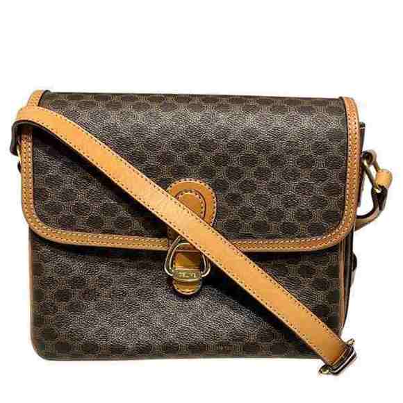 CELINE Brown Shoulder Bag - Picture 1 of 9